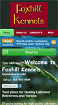 Mobile Screenshot of foxhillkennels.com